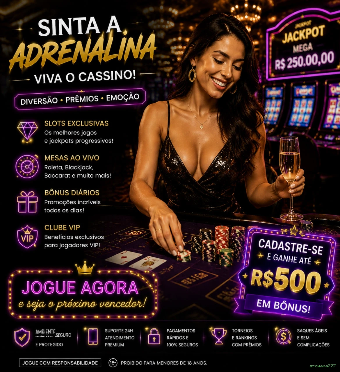 Categorias de Jogos - Slots, Mesa, Ao Vivo, Jackpots