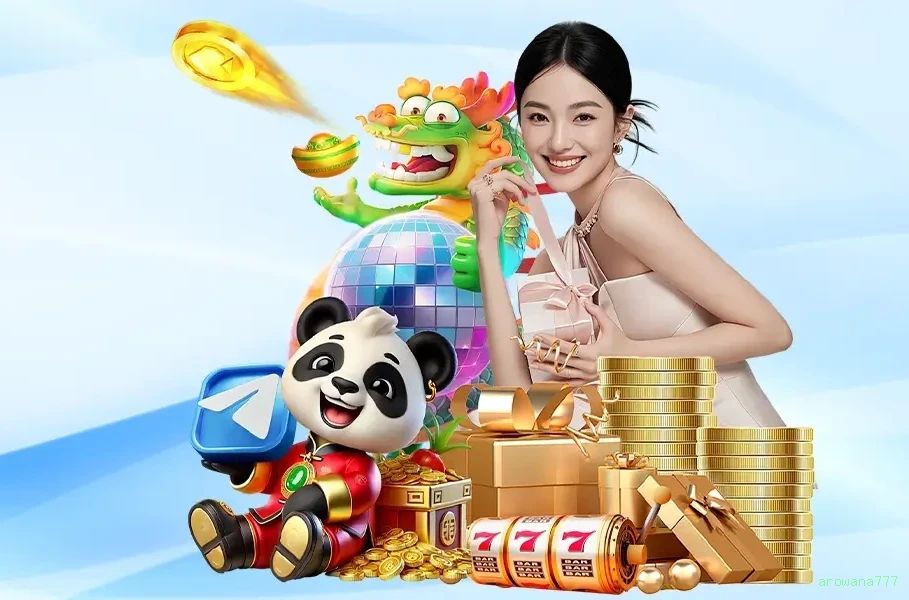 Coleção Premium de Slots arowana777 - NetEnt, Pragmatic Play, Evolution